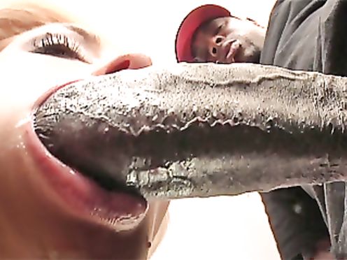 Busty Katie Kox squirts on black cock