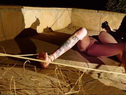 Rough fucking & BDSM training on a cool California night for Rocky Emerson
