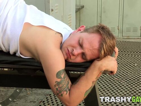 Handsome boy Timothy Drake screwed hard by massive daddy shaft