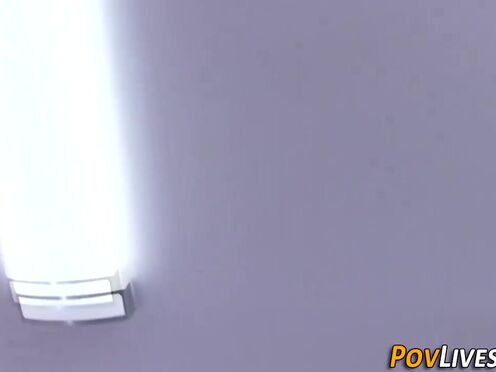 Teen in lingerie loves prick pleasing her well