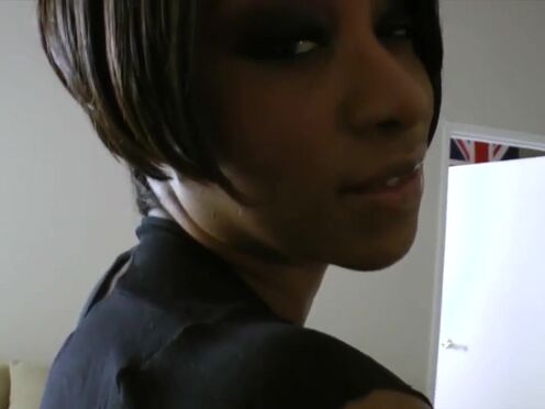 Nacho Vidal tells Black Imani Rose how to use her butt