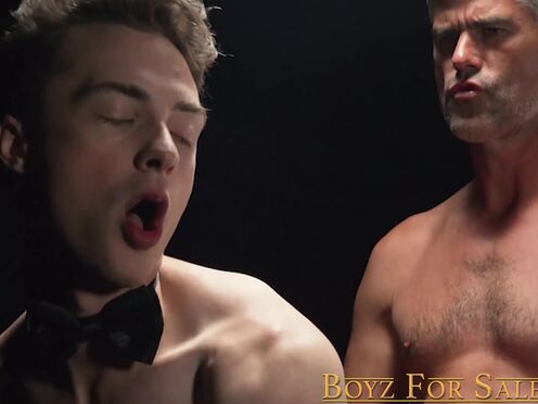 blond sub barebacked by daddys big dick hardcore