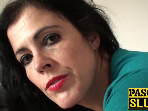 Adorable UK mommy roughly butt screwed in maledom paradise