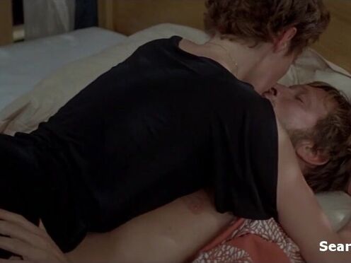 Sylvia Kristel at the beach giving head