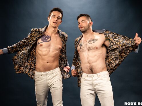 Jayden Marcos pounds roughly Julian Brady's hungry tight butthole