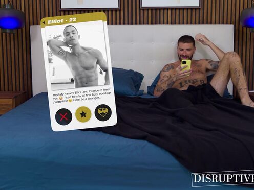 Pierced bushy stud Chris Damned barebacks & deepthroats lover AJ Sloan