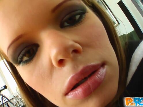 Pretty Jenny in P-O-V getting a good railing