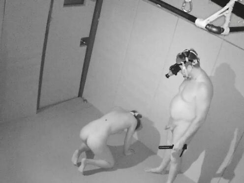 Kinky tied up sexy girl gets toyed
