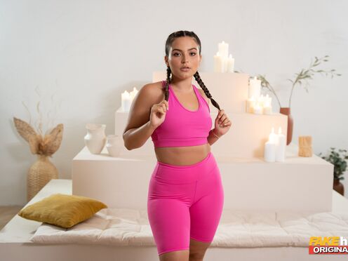 Weird yoga lesson with BIG BOOTY Ariana Van X