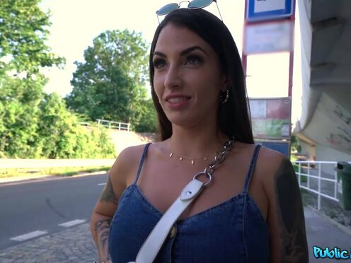 FAKEHUB Trackside Spanish Tits & Butt