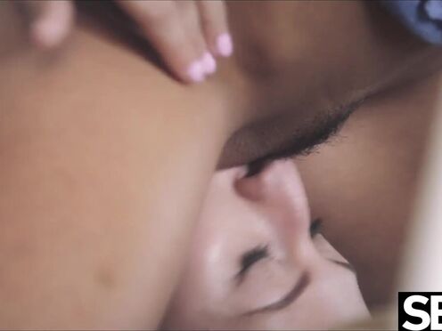 Lesbian beauties can't keep their hands off each other's hot body