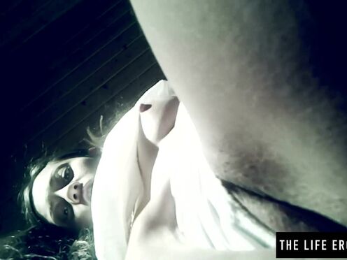 Cutie taking close up cunt selfies before masturbating