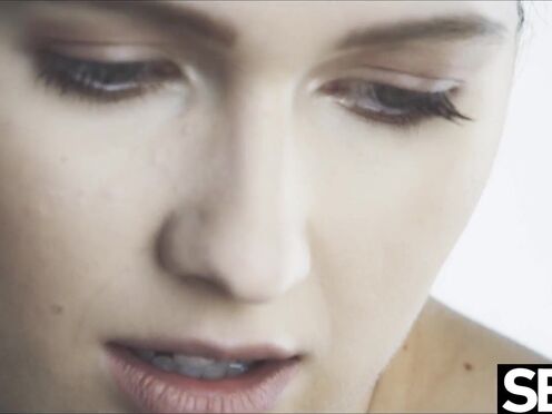 Gorgeous lesbian lovers give each other a sexy naked massage