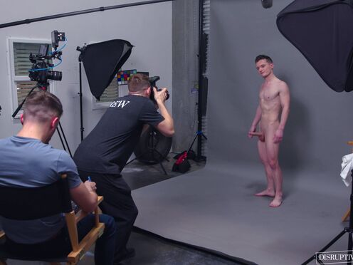 Male co-stars. Alpha Wolfe & Grant Ducati fuck on set