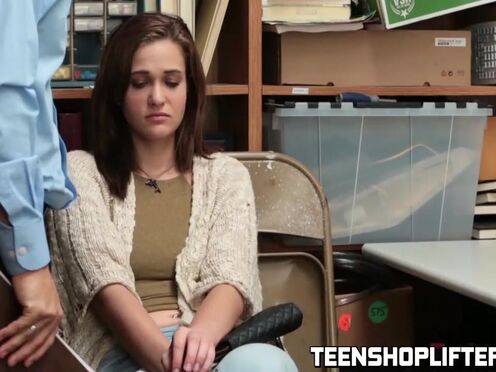 SHOPLYFTER Peyton & Sienna drilled deep by angry & corrupt cop