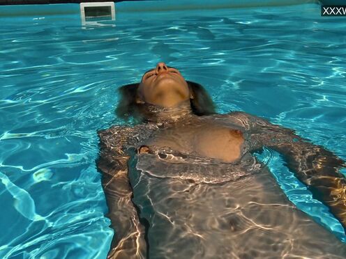 Hungarian tight cunt on camera by the pool