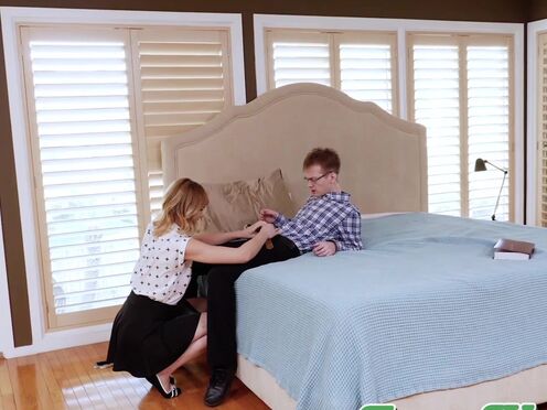 FAMILY STROKES Promiscuous step sister disciplined by big step brother meat