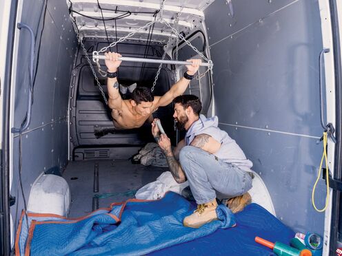 University boys Alpha Wolfe & Jim Fit's bareback free time