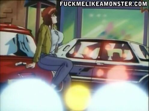 Anime strapon fuck 3some