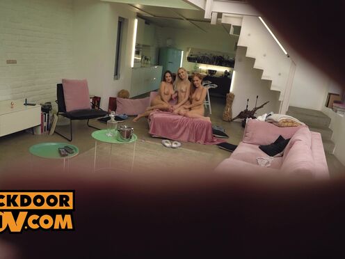 P-O-V - Fucking your three sexy roomates Holly Molly, Irina Cage & Lulu Love