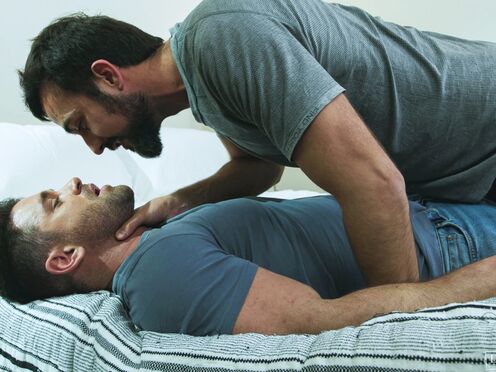 Wild gay assfucking in a dangerous town - Beau Butler & Mason Lear