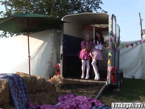 Bitches in a Box - Slutty Surprise at the Local Fair! :O