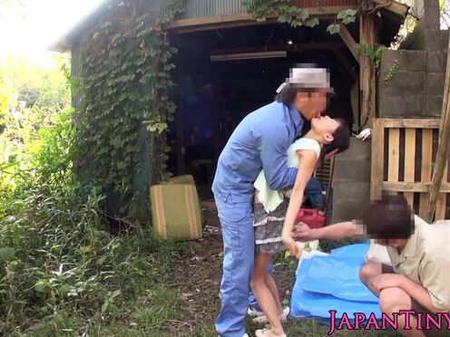 Athletic Asian can take two cocks in many ways