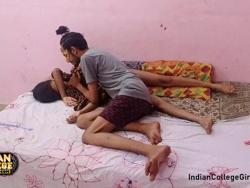 Amateur Indian skinny teen get an anal creampie after a hard desi twat fucking sex