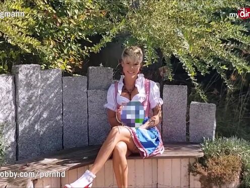 OktoberFest STEPMOM Banged in Dirndl