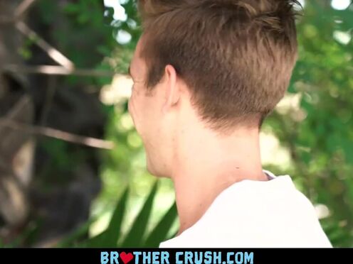 BrotherCrush - Massive Stud Barebacks His Younger Stepbrother