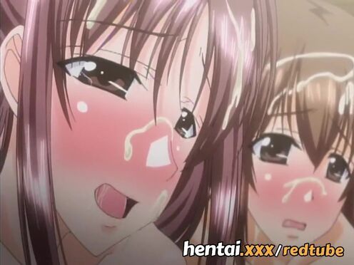 Young pregnant milking tits