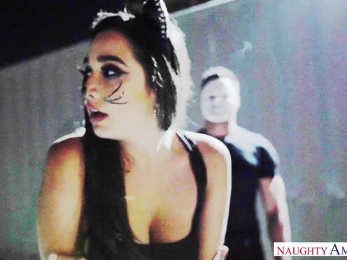 Karlee Grey as Kitty Fucks Through Halloween