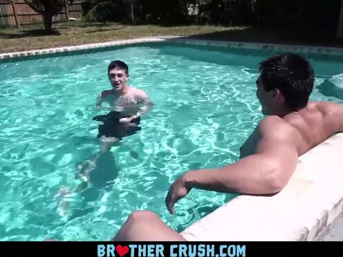 Skinny Twink Loves Getting His Throat Banged By His Older Step Brothers