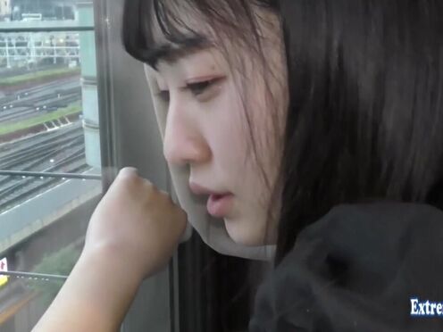 Akemi Cosplay Maid Ravaged Uncensored In A Window With Trains Passing By Creampie