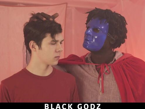 Black Godz - ebony meat Stud Interracial Fucking With Twink