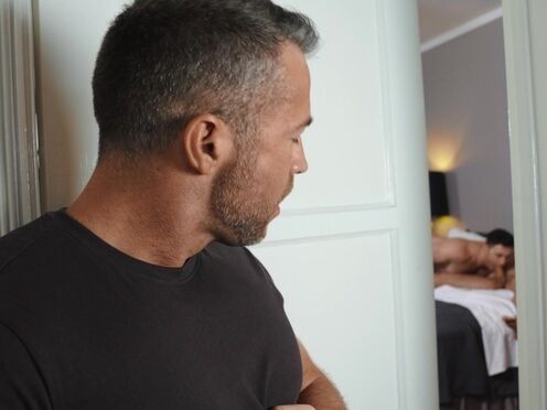 I found my BF sucking a stranger's cock! What should I do?! - Michael Boston, Colby Melvin & Damien White