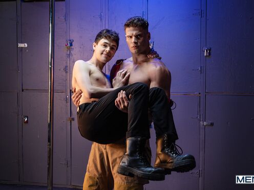 Firehouse locker room affair - Malik Delgaty & Troye Dean