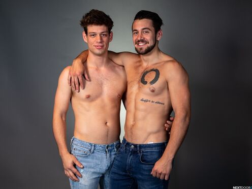 Michael Del Ray & Dante Colle having oral session