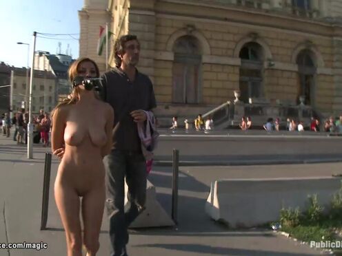 Titty human ashtray public humiliated