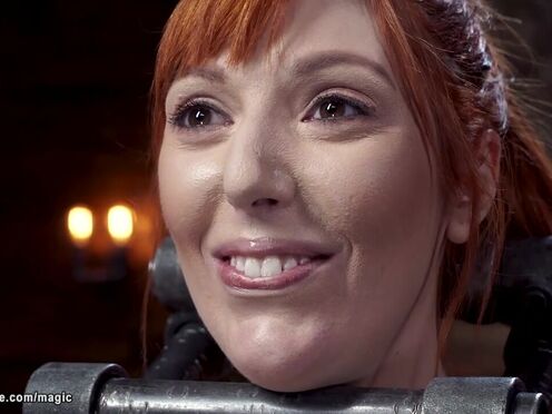 Natural big tits redhead whipped