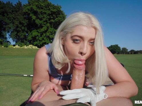 Picking up a juicy blonde on a golf course - Gia Ohmy