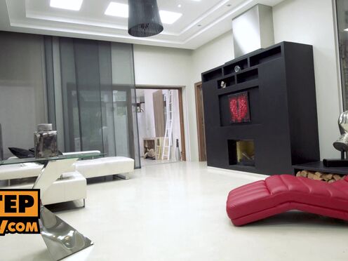 P-O-V - Stepdaughters Alexis Crystal & Lilu Moon seduce you for 3some