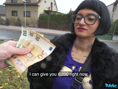 Frech tatted hottie takes on my fatty shaft! - Candy Scott