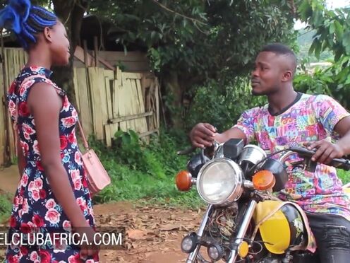 Ebony hottie picked up on the street