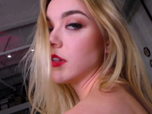 Anny Aurora jerks off Mr. POV in the point-of-view hand job video Slutty German Tutor!