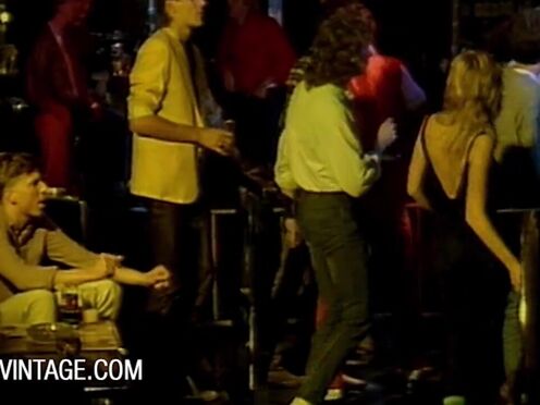 Teresa Orlowski picks up two strangers for a bar sex