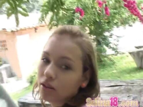 Interracial fuck teen sucks ebony shaft