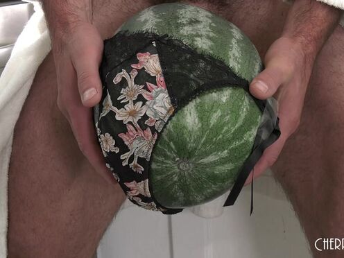 Lustful Blonde Hawaiian Gizelle Blanco Catches Her Hubby Fucking A Watermelon