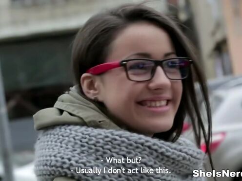 Nerdy birdy getting dirty