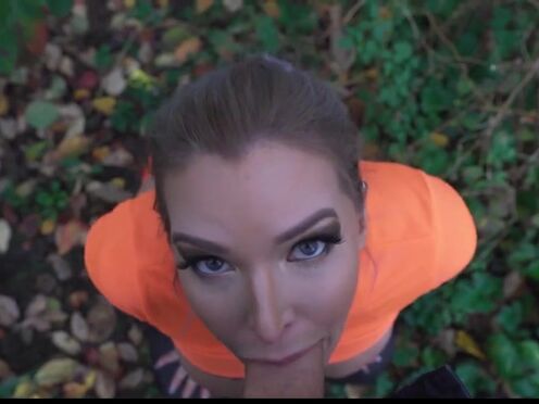 Alexxa Vice sucks in public park then gets banged in kitchen